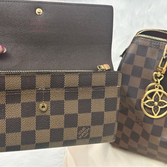 Louis Vuitton, speedy 25, with the Damier wallet and bag charm - Picture 5 of 8